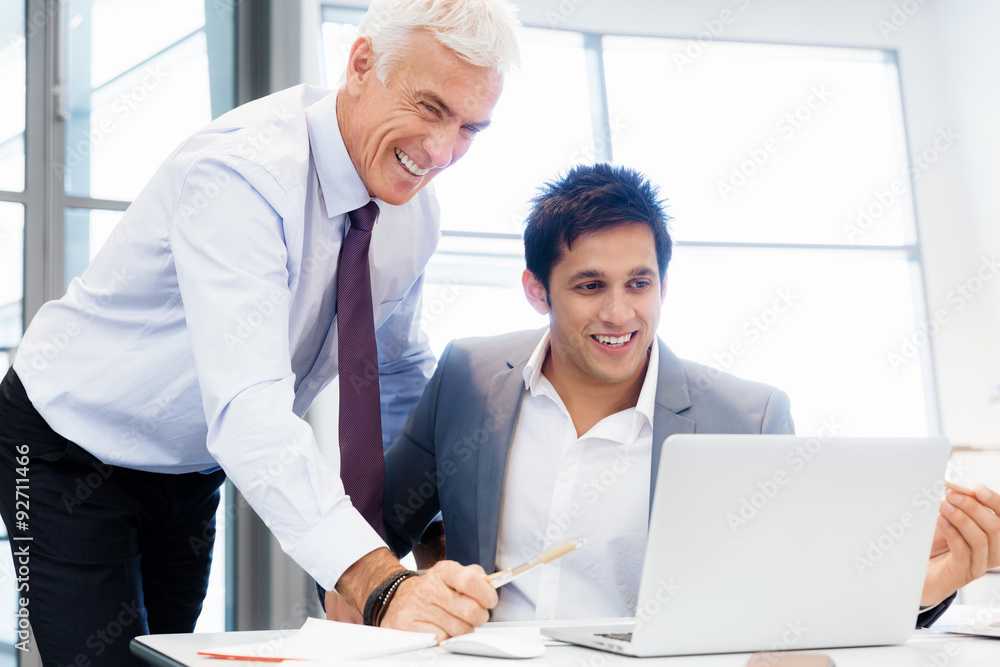 Obraz premium Working together effectively