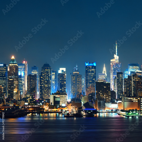 Canvas Print Midtown Manhattan skyline