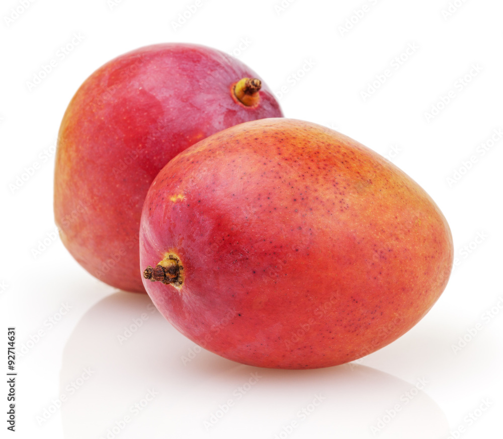 Mangoes isolated on white background with clipping path Mangoes isolated on white background with clipping path
