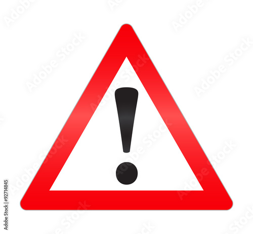 Panneau de signalisation danger
