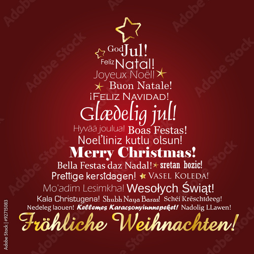 Merry Christmas red