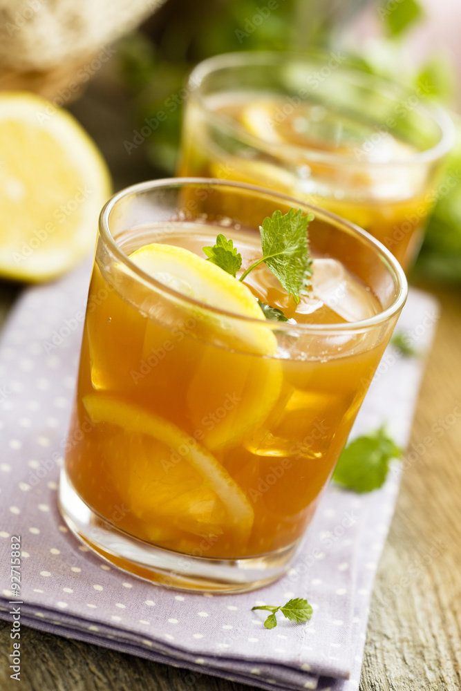 Passion fruit and honey iced tea Passion fruit and honey iced tea