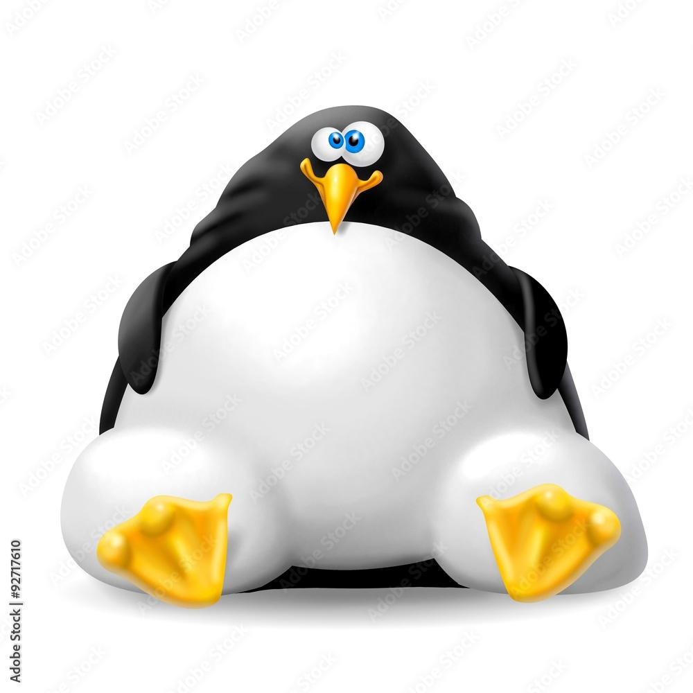 Fototapeta premium pinguino ciccio