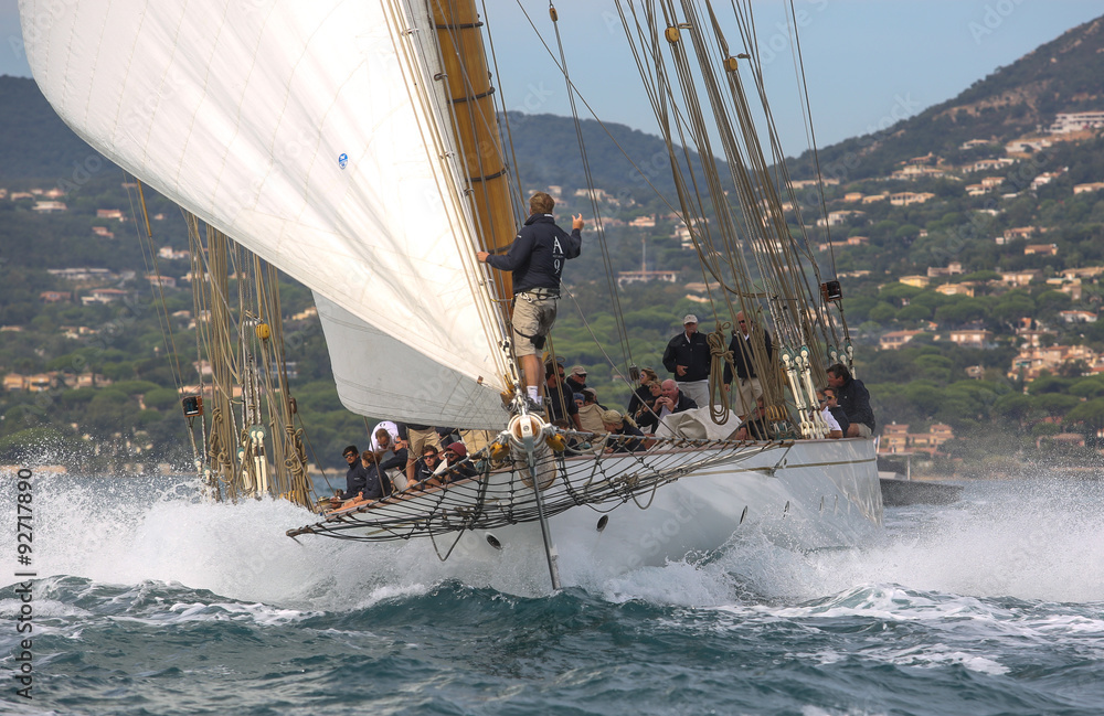 Obraz premium les voiles de saint Tropez