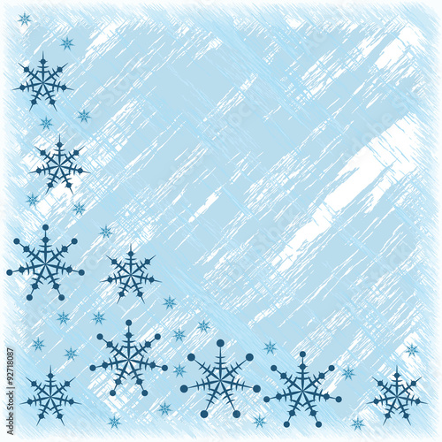 A shading background texture like frozen ice with snowflakes