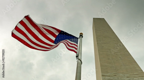 American flag Washington DC