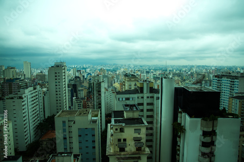 Skyline of Sao Paulo.