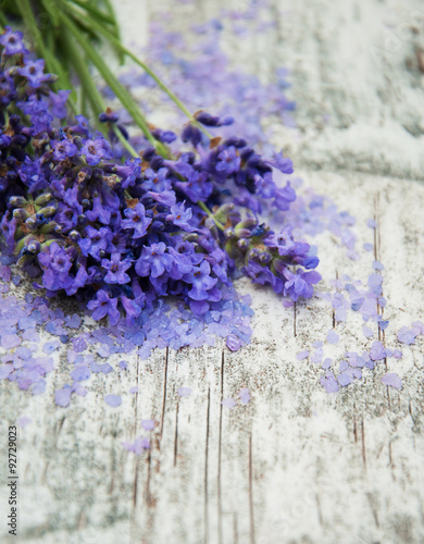 Lavender and salt