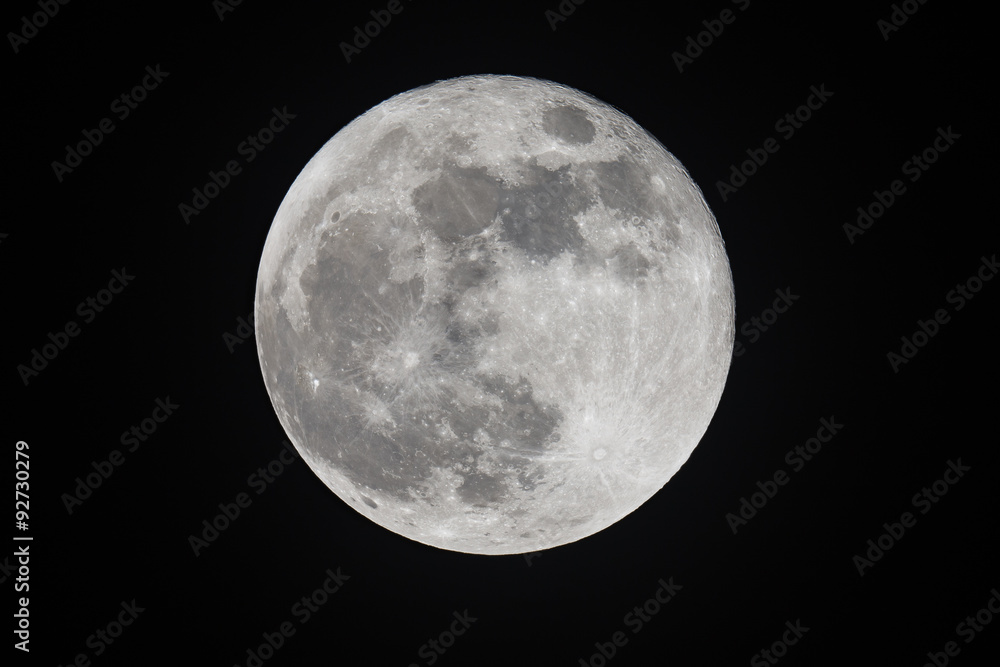 Wunschmotiv: Details of full moon #92730279