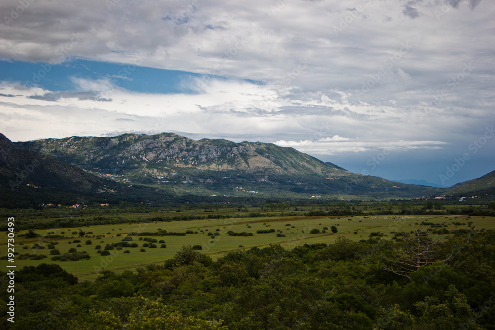 Fototapeta premium Горы в Хорватии