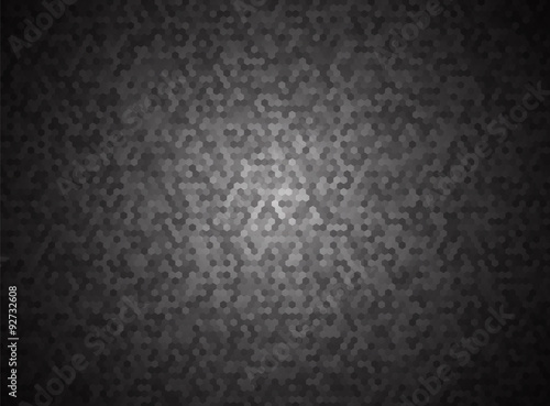 black hexagon background with vignette