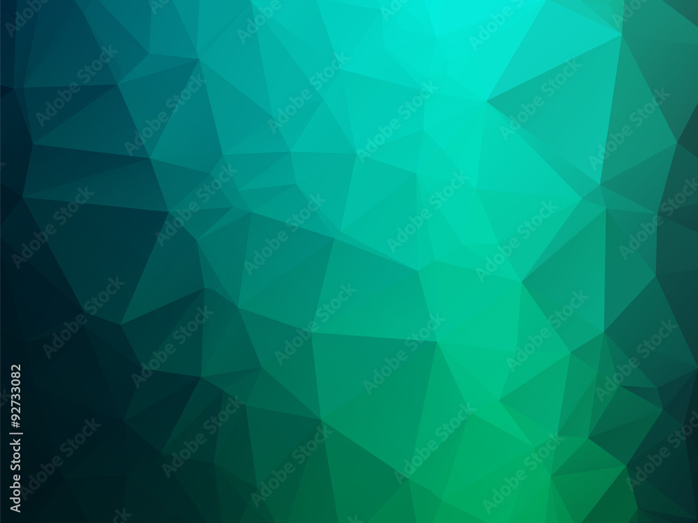 dark blue green triangles background dark blue green triangles background