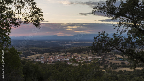 Obraz na płótnie Paisaje de Extremadura w salonie