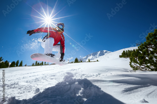 Extreme snowboarding