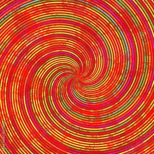 red orange yellow green swirl spiral pattern texture background