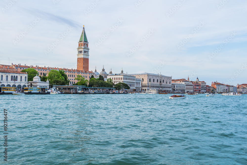 view of San Giorgio island, Venice, Italy 