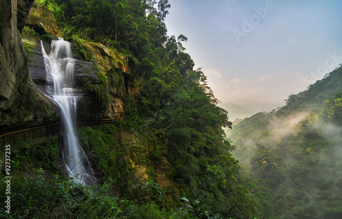 Longgong waterfall in Taiwan
