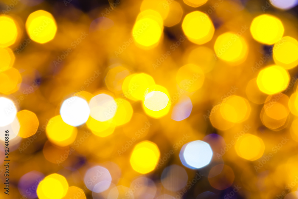 dark blue and yellow shimmering Christmas lights dark blue and yellow shimmering Christmas lights