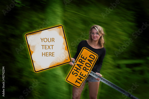 Share The Road/Your text Here