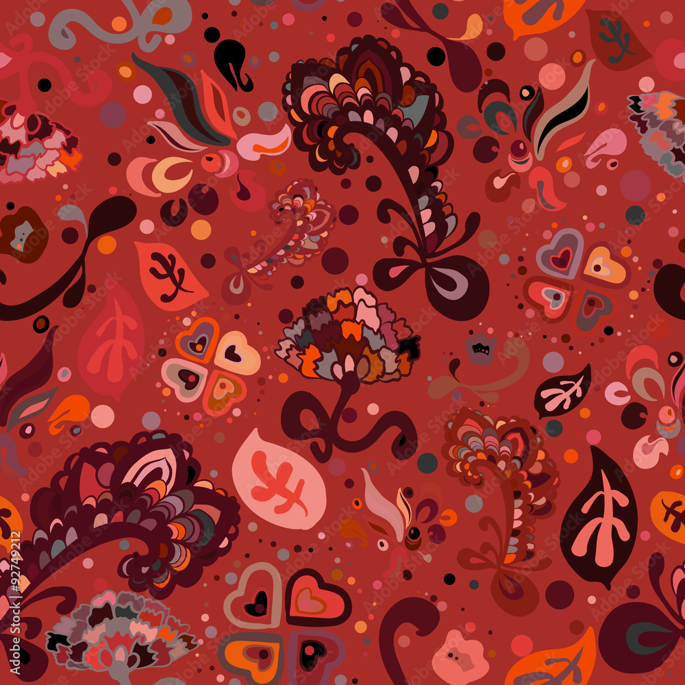 garish doodle seamless pattern garish doodle seamless pattern