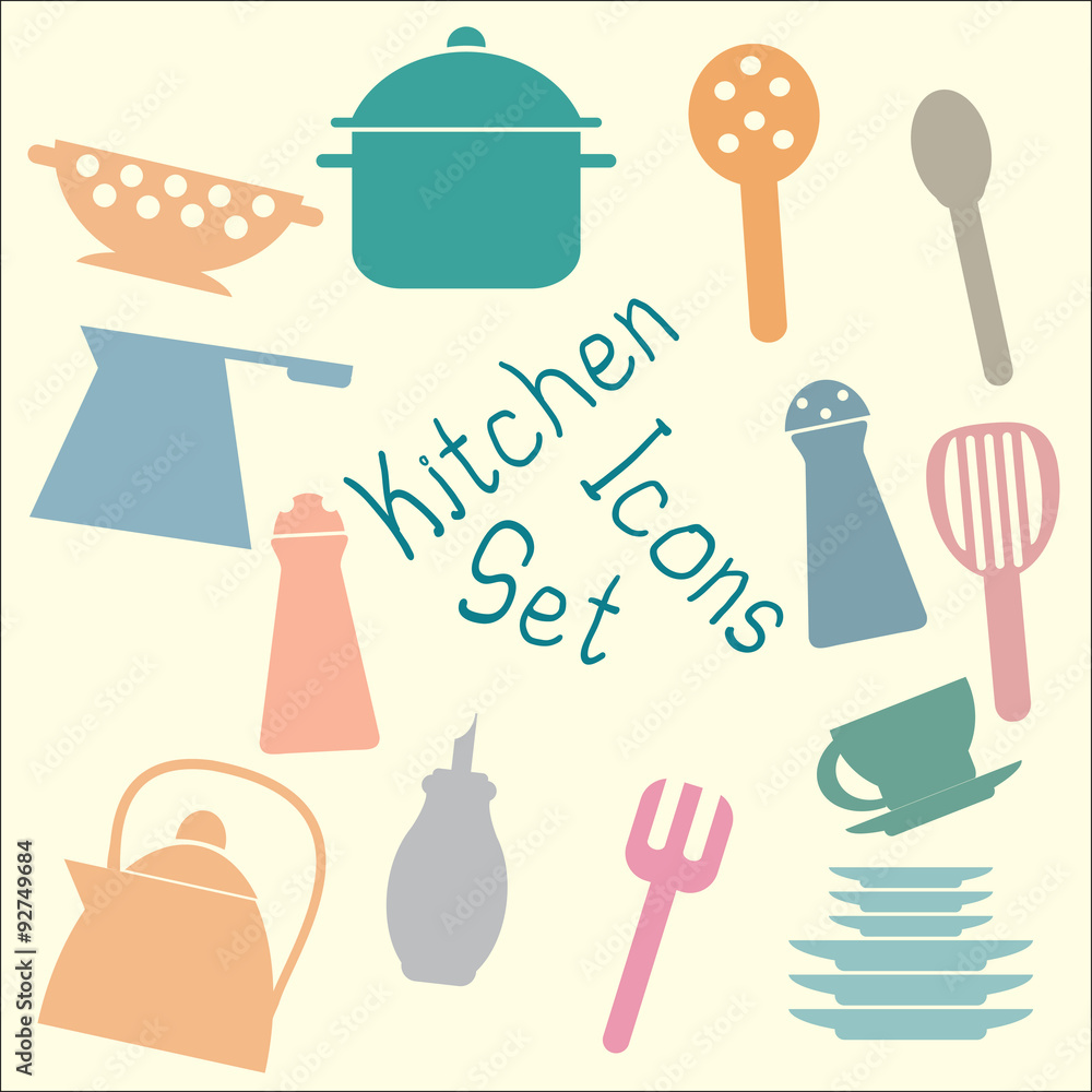 Kitchen Set Icons