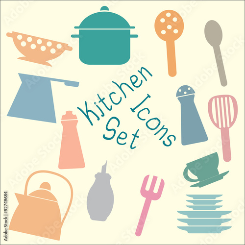 Kitchen Set Icons