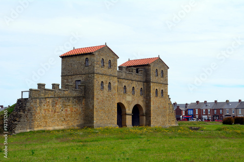 Obraz na płótnie Arbeia Roman fort, South Shields, England w salonie