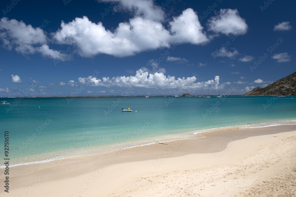 Fototapeta premium Saint Martin, Caribbean sea
