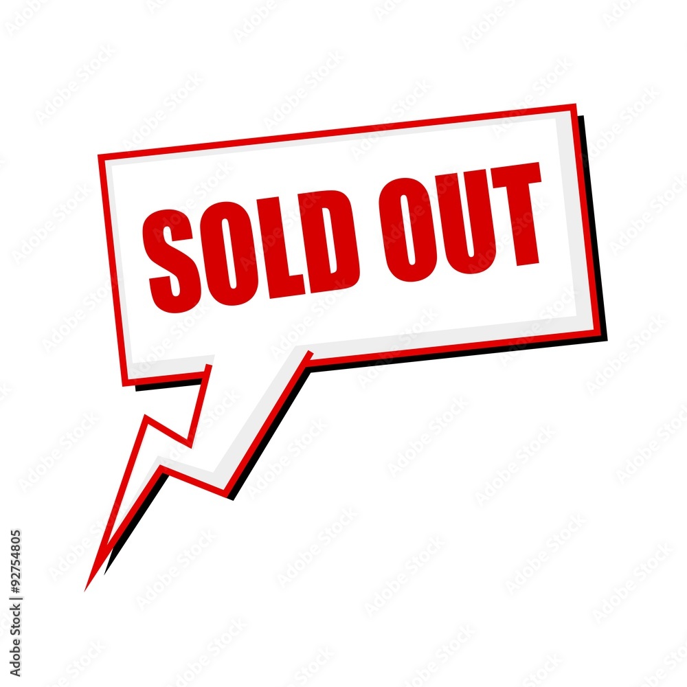 sold out red stamp text on white Speech bubbles sold out red stamp text on white Speech bubbles