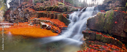 Manyavsky waterfall Fall photo