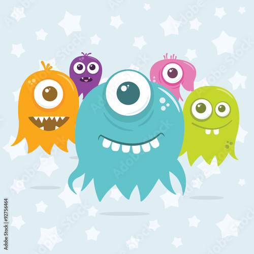 Cute Happy Flying Aliens, Invading Scene