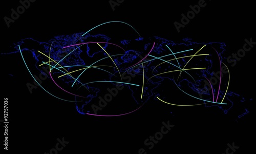 Net worldmap