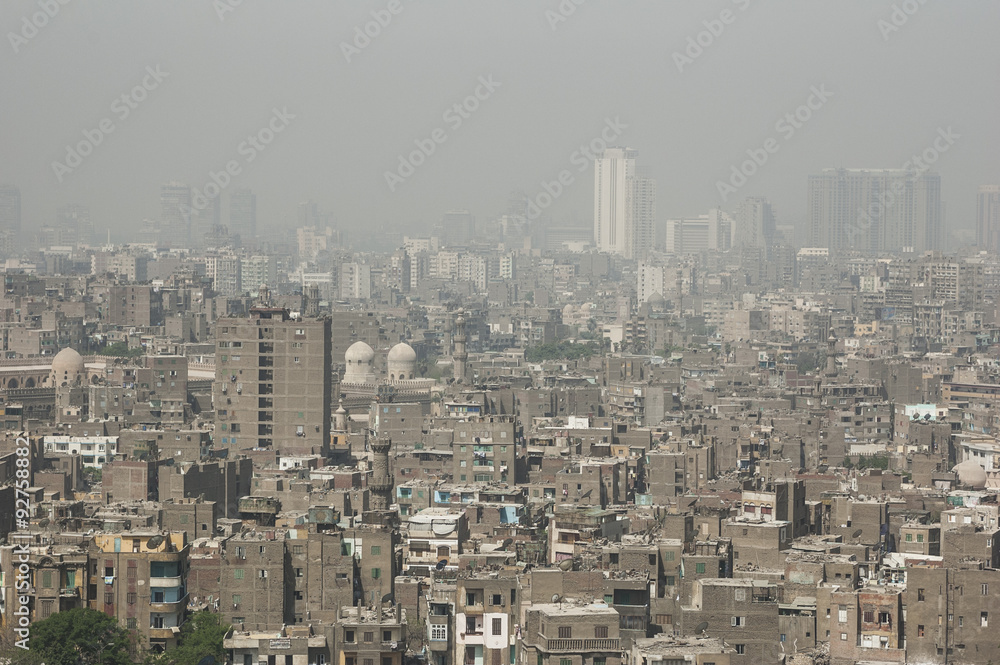 Vista panoramica del Cairo, Egitto
