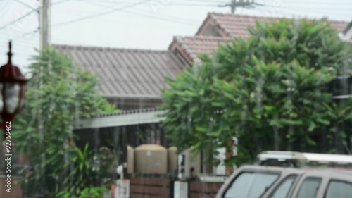 Wallpaper Mural Heavy rain Torontodigital.ca