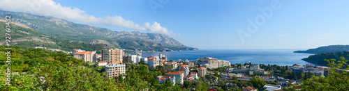 Panoramic view from above on Becici on Adriatic coast, Montenegro © olga355