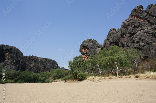 windjana gorge, gibb river, kimberley, western australia photo