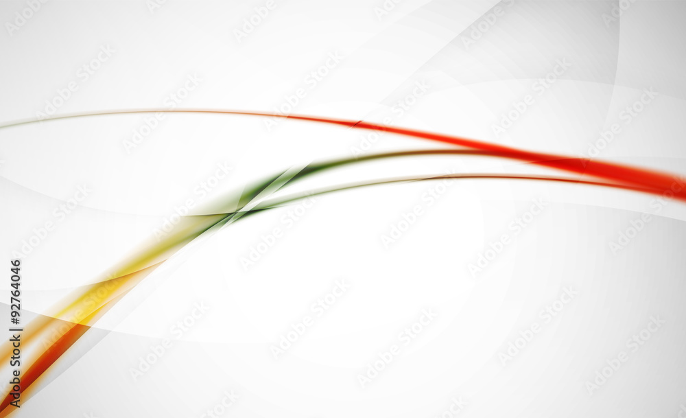Abstract background. Red wavy blurred line with light and shadow Abstract background. Red wavy blurred line with light and shadow