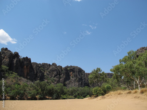 windjana gorge, gibb river, kimberley, western australia photo