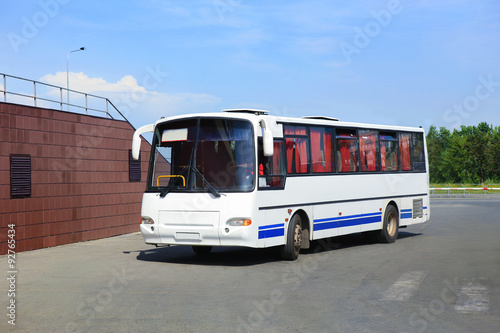 tourist bus at bus station