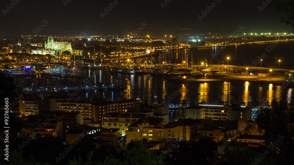 Bahia de Palma de noche