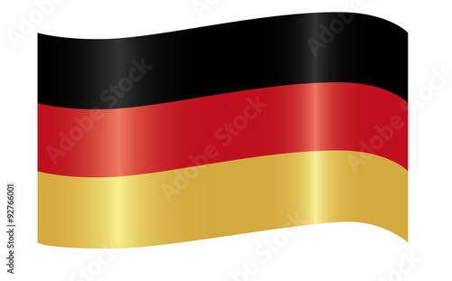 Deutschland Fahne Flagge Schwarz Rot Gold
