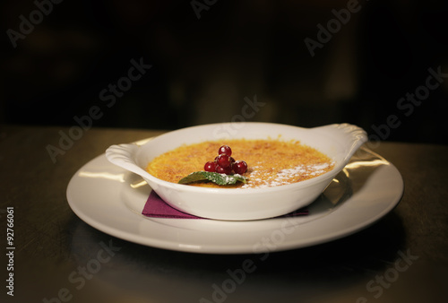 Obraz na plátně Crème brûlée