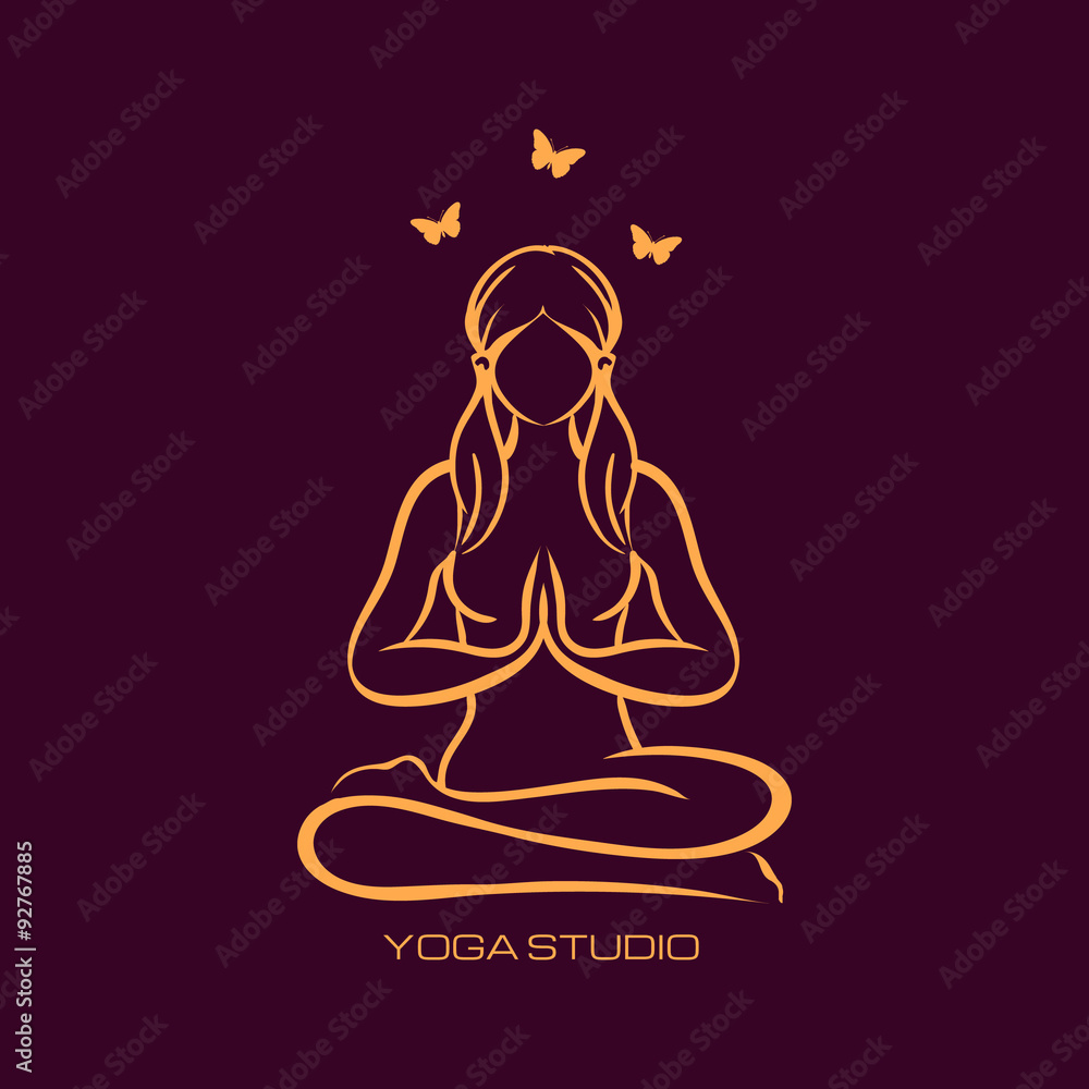 Yoga lotus position, namaste mudra asana, meditation Yoga lotus position, namaste mudra asana, meditation