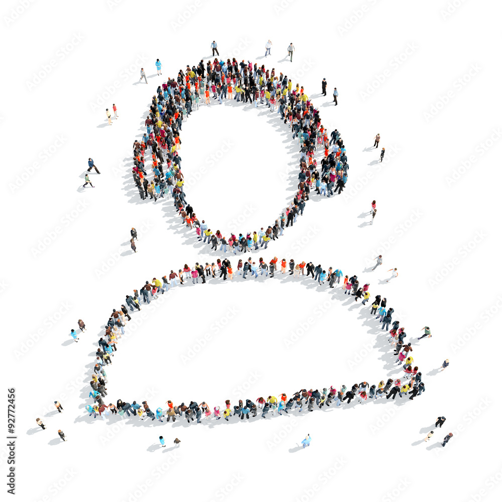 group people shape man group people shape man