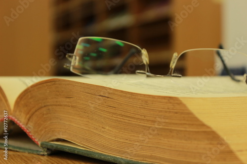 books and goggles