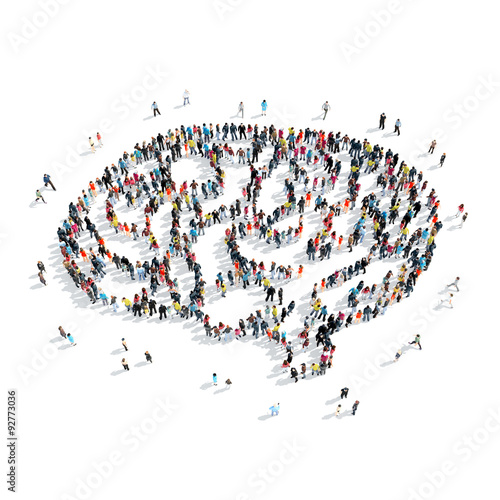 people  shape brain crowd