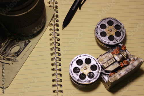screenwriter and cinema background