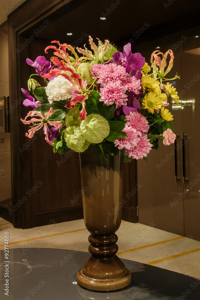 Bouquet of flower in vase
