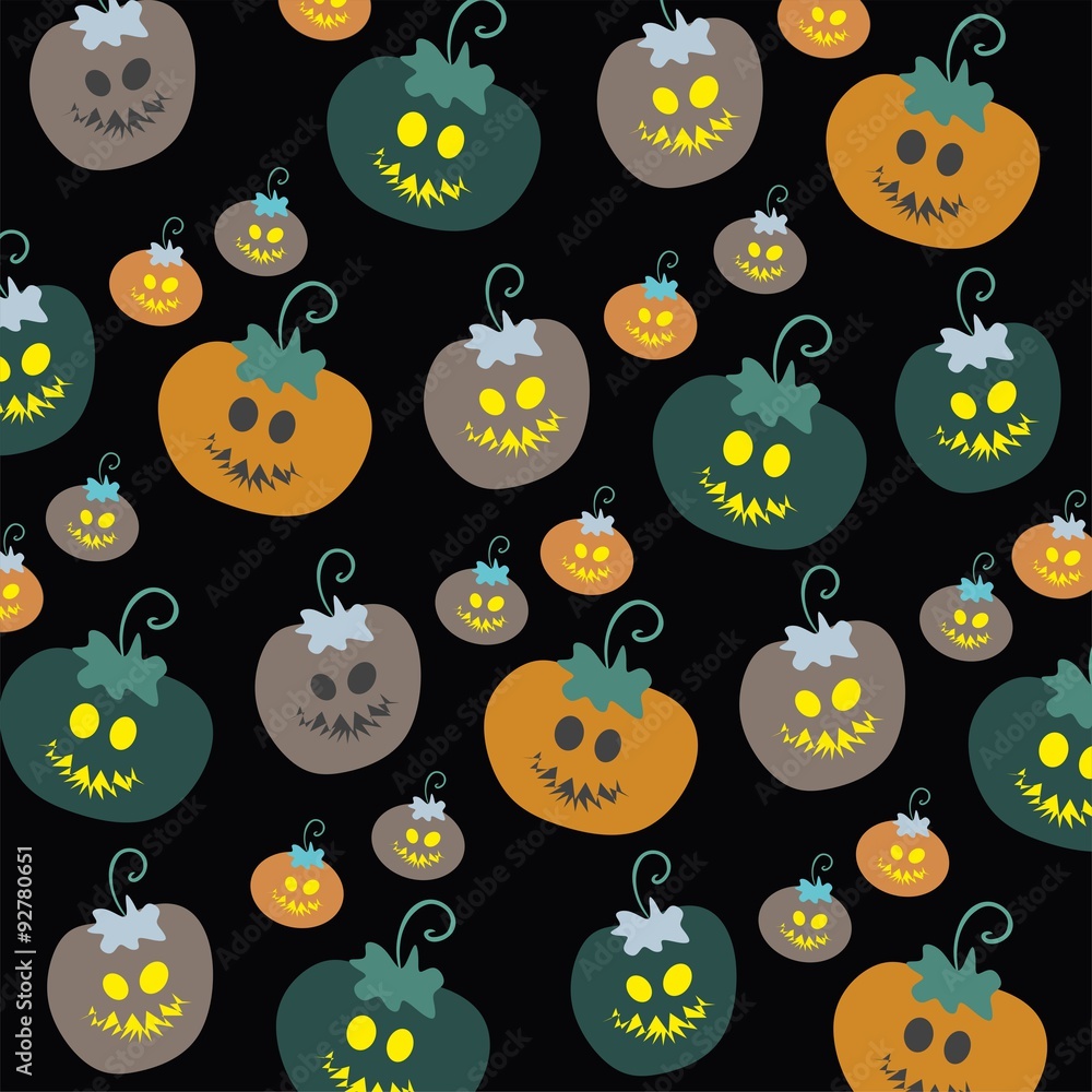 Halloween pumpkin pattern Halloween pumpkin pattern