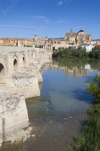 Roman bridge and mosque-cathedral, Cordoba, Andalucia, Spain